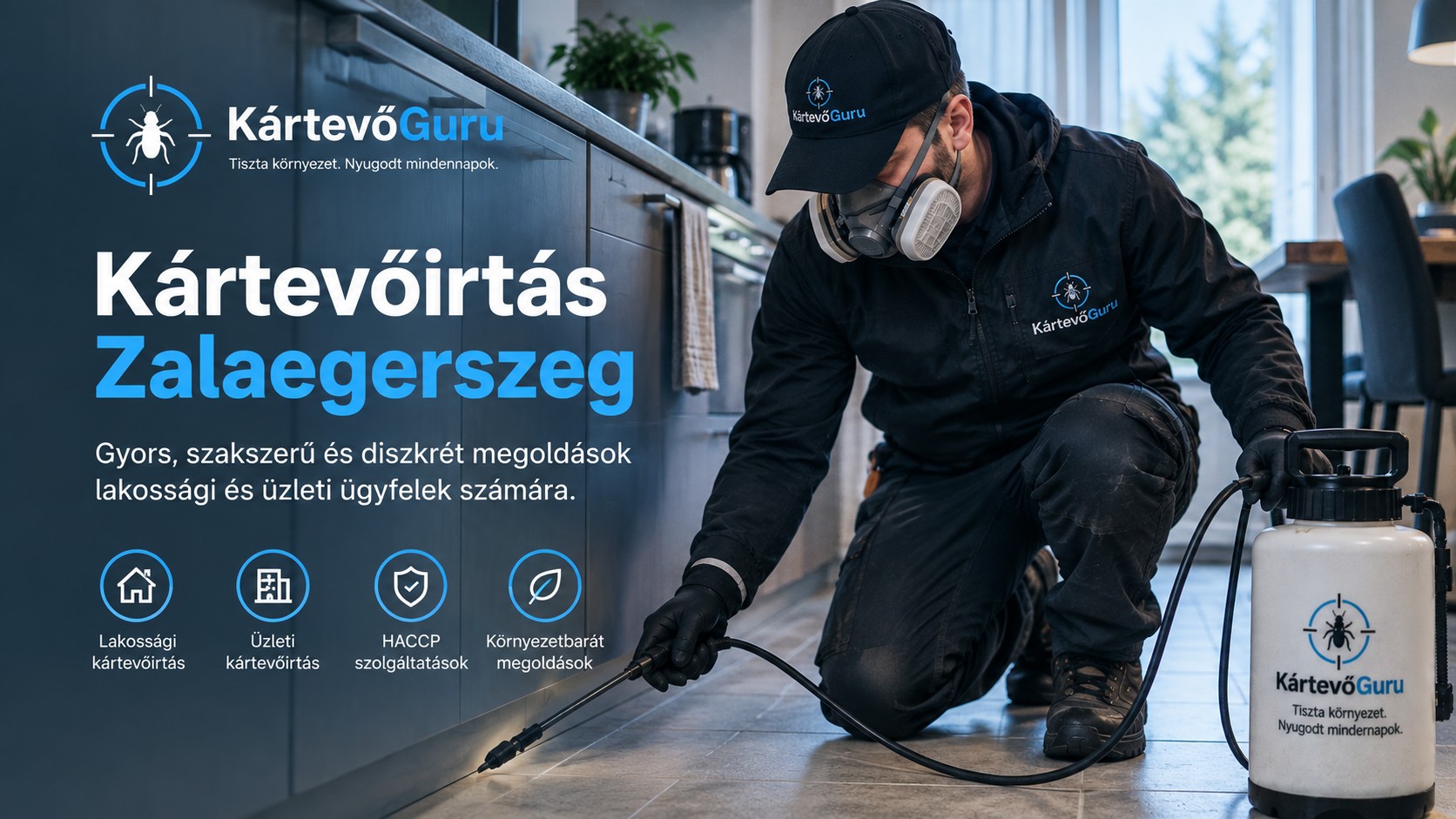KártevőGuru kártevőirtás Zalaegerszegen – lakossági és üzleti kártevőirtás